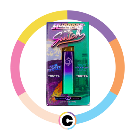 Sluggers Hit Switch Purple Pop Rocks (I) x Jet Fuel (I)